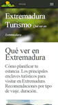 Mobile Screenshot of extremadura-turismo.es